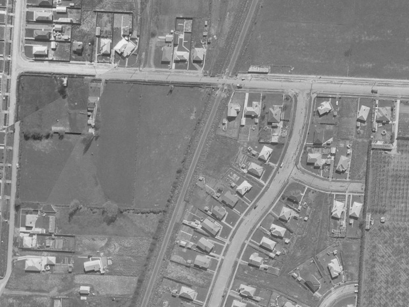 51A Uxbridge Street from the air, 1960-1964