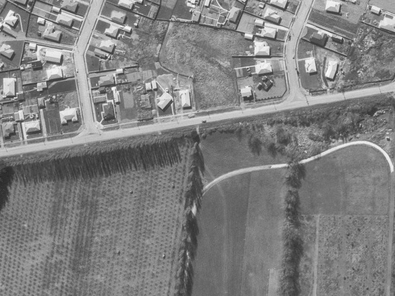 62 Veitches Road from the air, 1960-1964