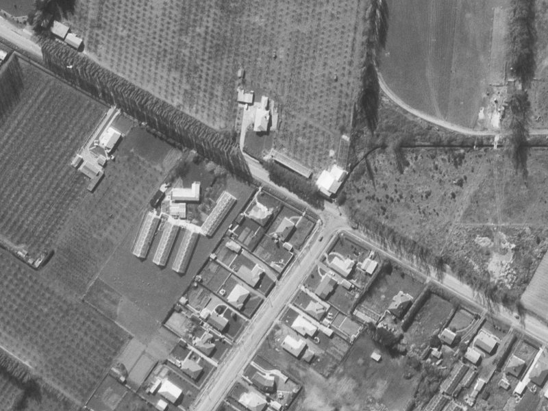 181 Sawyers Arms Road from the air, 1960-1964