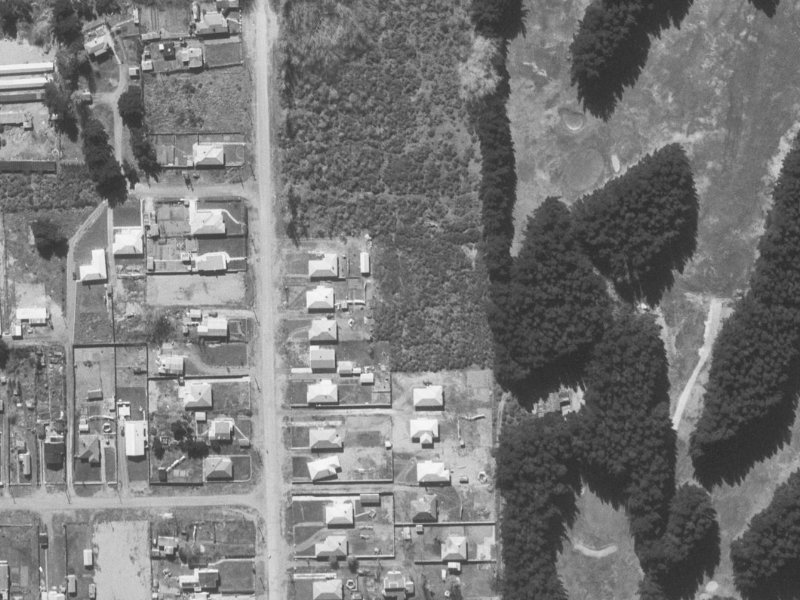 6A Florance Place from the air, 1960-1964