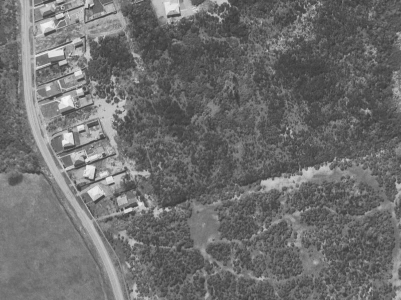 32 Kirner Street from the air, 1960-1964