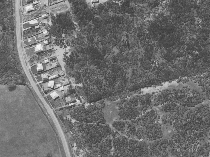 30 Kirner Street from the air, 1960-1964