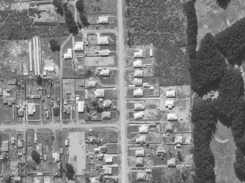 413 Bower Avenue from the air, 1960-1964