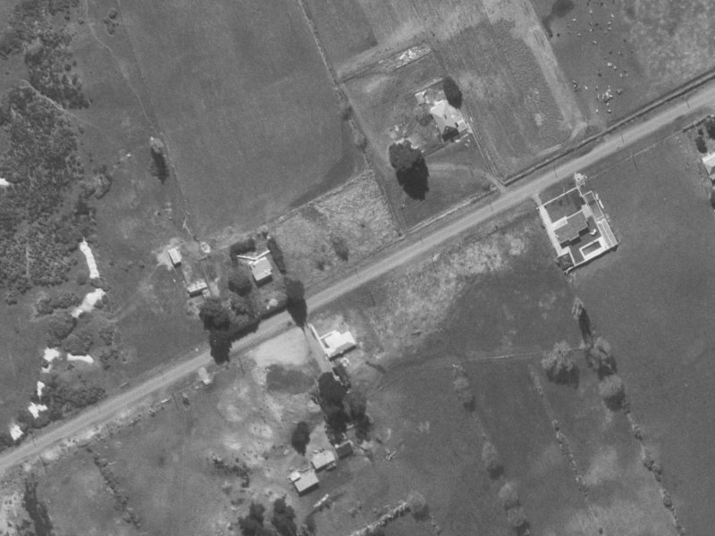 135 Mairehau Road from the air, 1960-1964