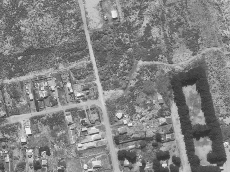 Larnach Street from the air, 1960-1964