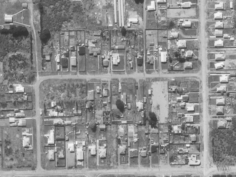 1/22 Sylvia Street from the air, 1960-1964