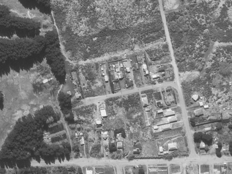 25 Larnach Street from the air, 1960-1964