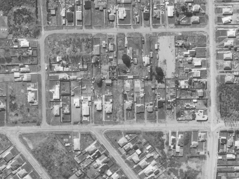 152A Beach Road from the air, 1960-1964