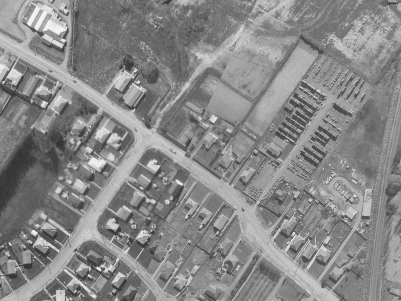 124 Sawyers Arms Road from the air, 1960-1964