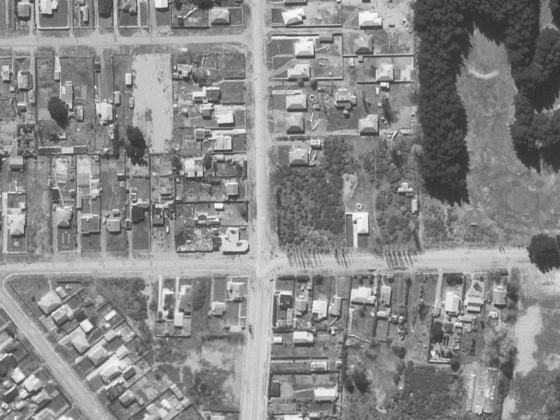 394 Bower Avenue from the air, 1960-1964