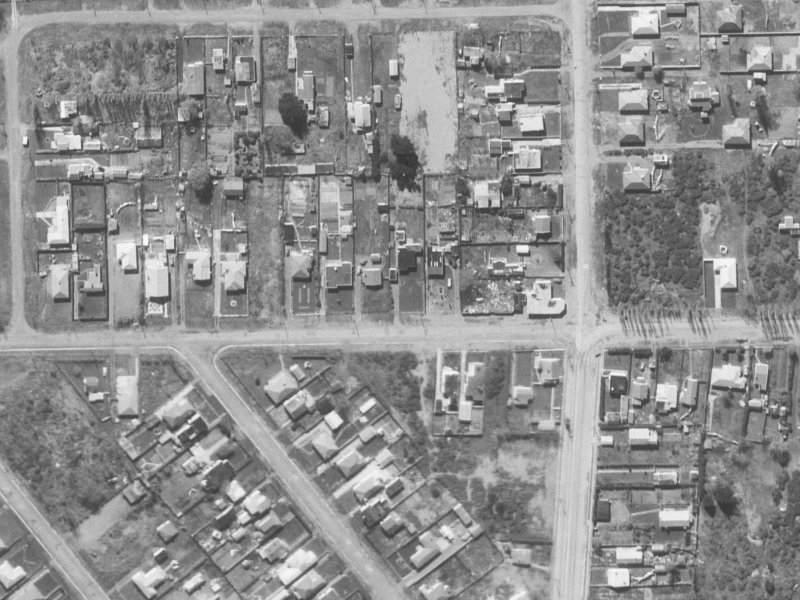 146B Beach Road from the air, 1960-1964