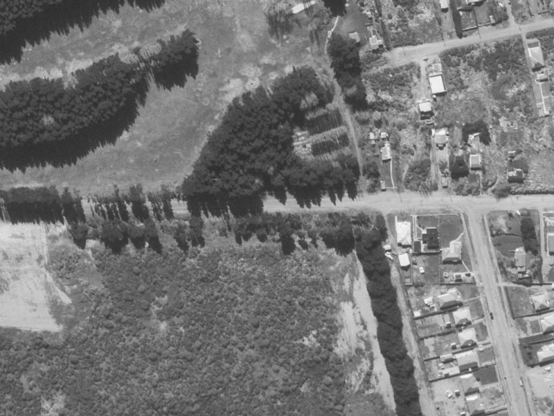 85-89 Beach Road from the air, 1960-1964