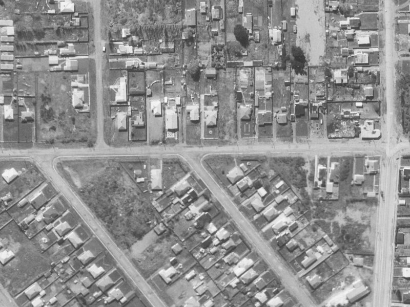 154B Beach Road from the air, 1960-1964