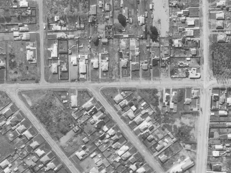 154 Beach Road from the air, 1960-1964