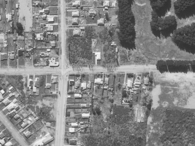 173 Beach Road from the air, 1960-1964