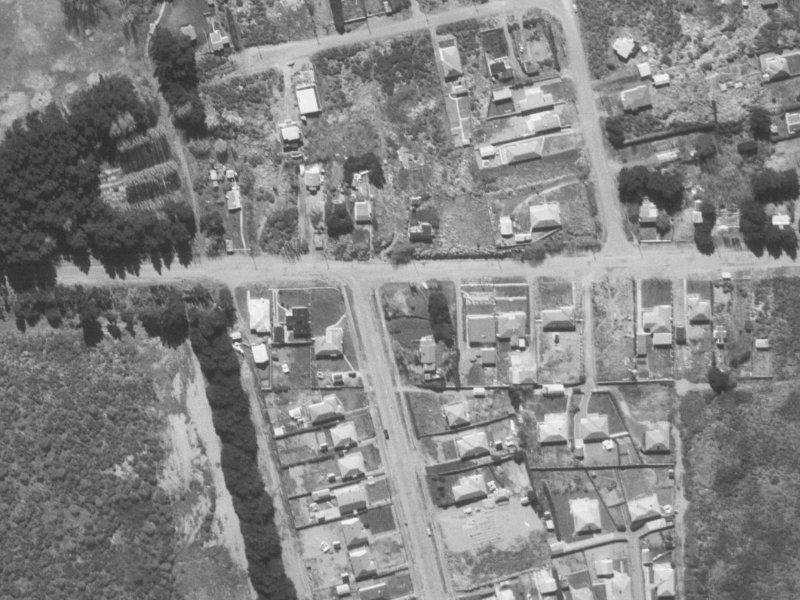 7 Britannia Street from the air, 1960-1964