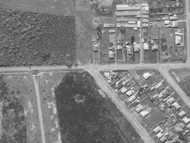 192 Beach Road from the air, 1960-1964