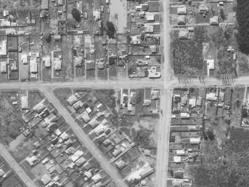 189 Beach Road from the air, 1960-1964
