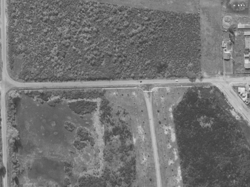 212 Queenspark Drive from the air, 1960-1964