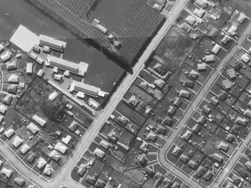 458 Greers Road from the air, 1960-1964
