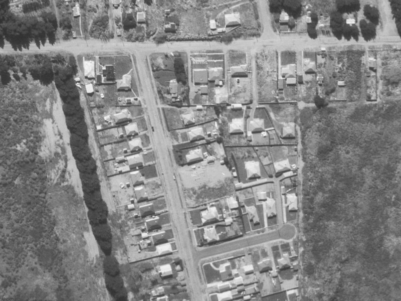 23 Britannia Street from the air, 1960-1964