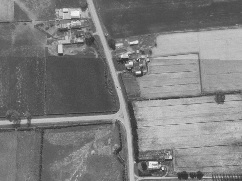 566 Hills Road from the air, 1960-1964