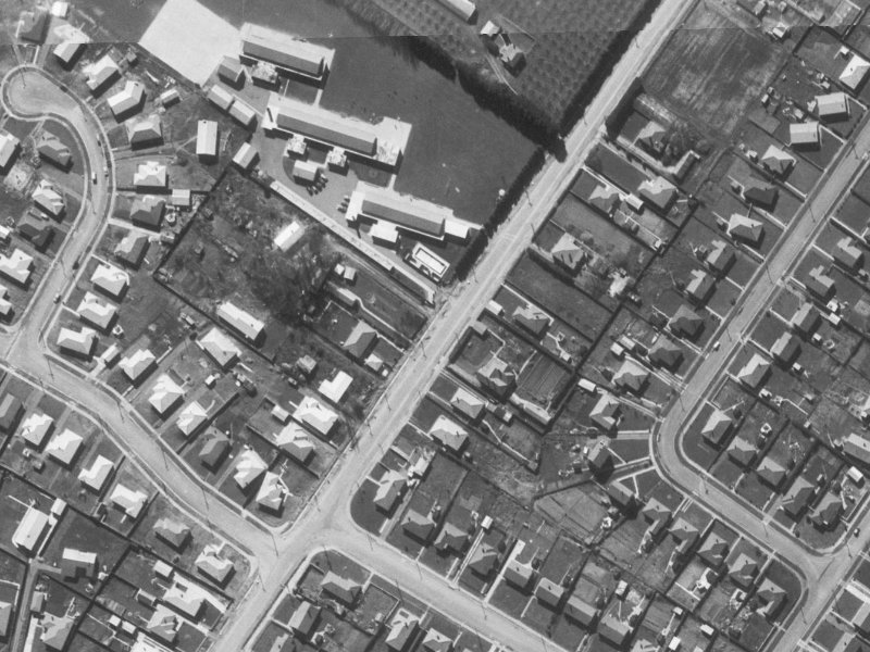 463 Greers Road from the air, 1960-1964