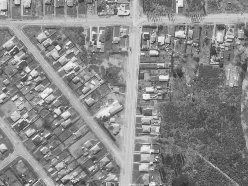 349A Bower Avenue from the air, 1960-1964
