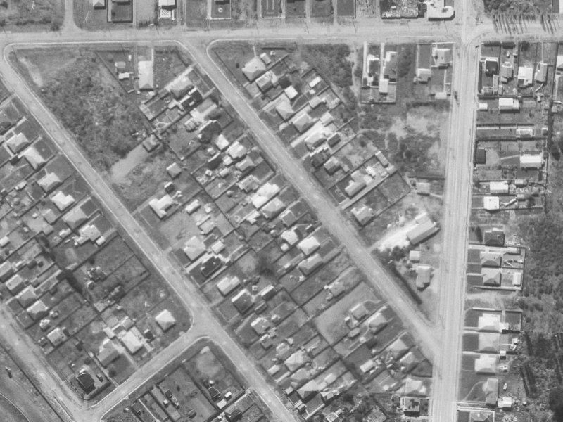22 Pinewood Avenue from the air, 1960-1964