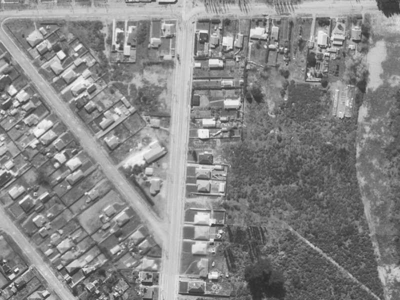 366 Bower Avenue from the air, 1960-1964