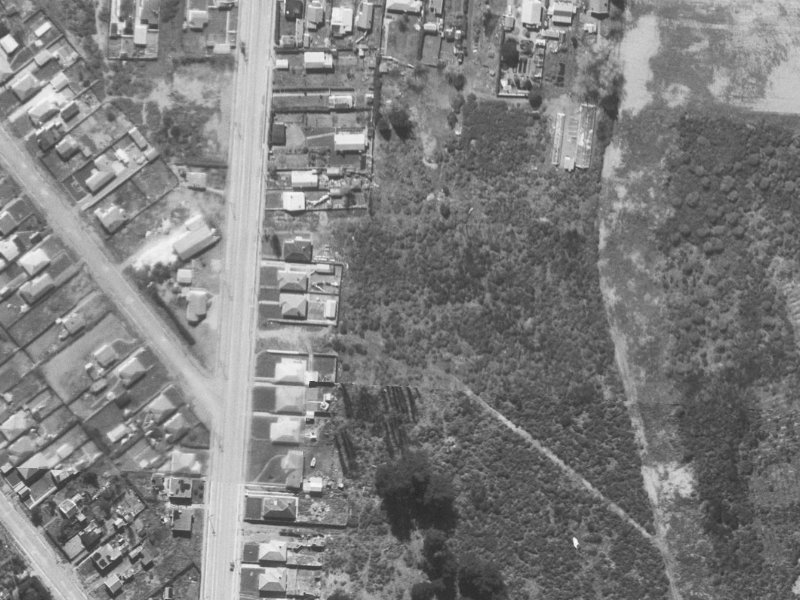 5 Philomel Street from the air, 1960-1964