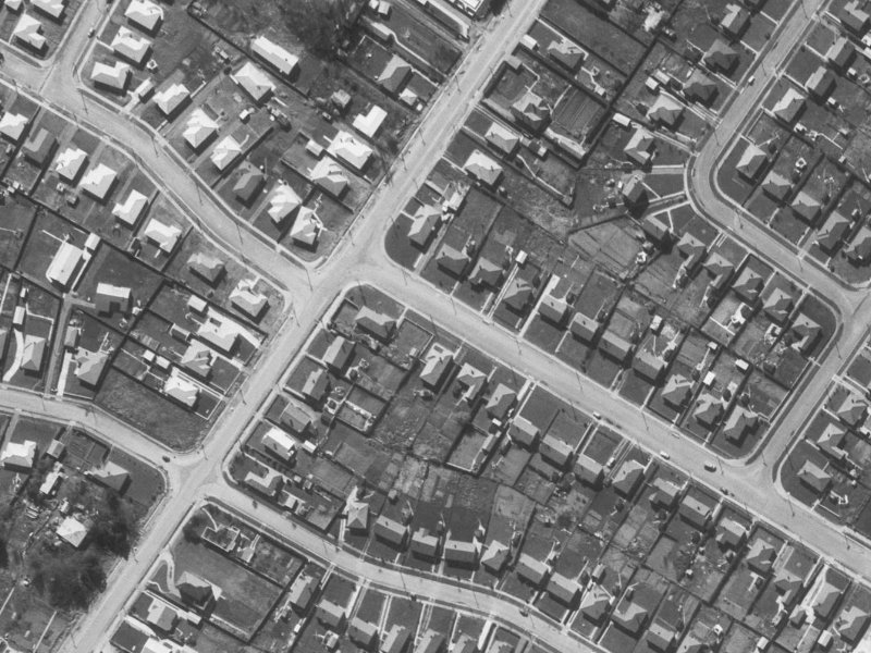 183A Langdons Road from the air, 1960-1964