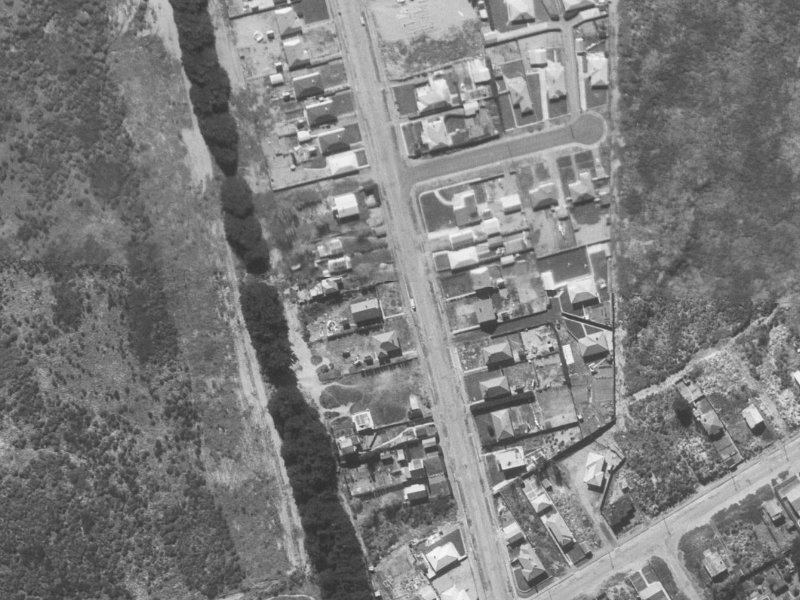 56 Britannia Street from the air, 1960-1964