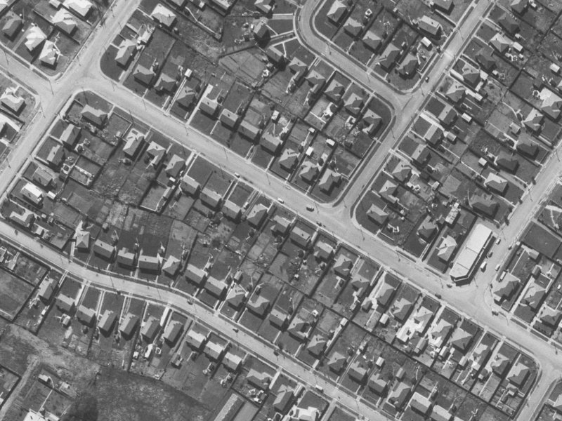 169 Langdons Road from the air, 1960-1964