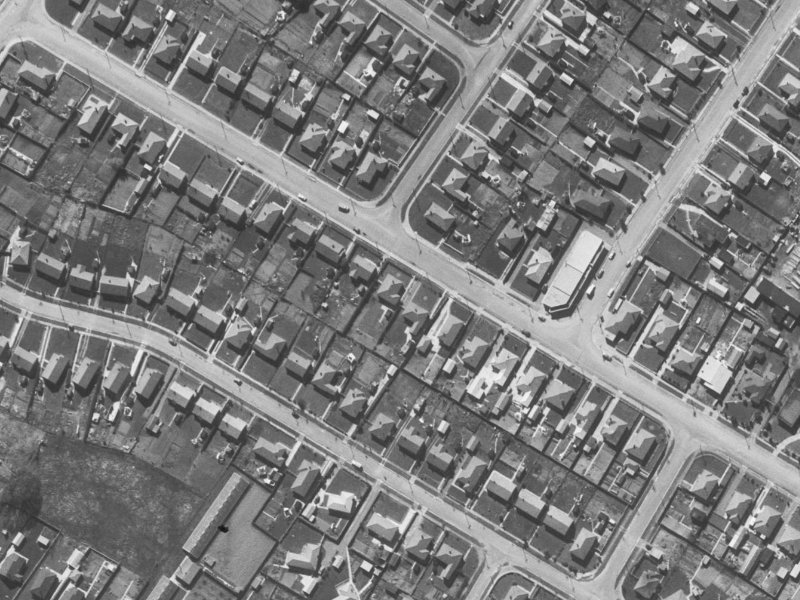 163 Langdons Road from the air, 1960-1964