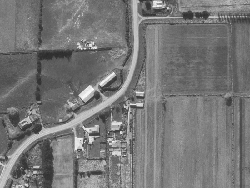 520 Hills Road from the air, 1960-1964