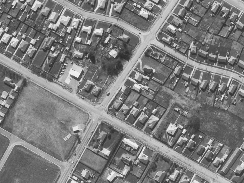 414 Greers Road from the air, 1960-1964