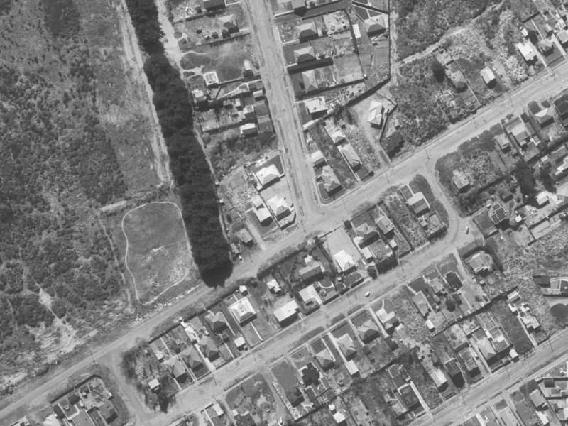 78 Britannia Street from the air, 1960-1964