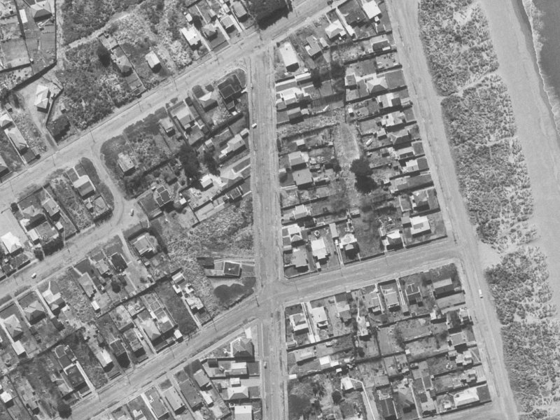 21 Jutland Street from the air, 1960-1964