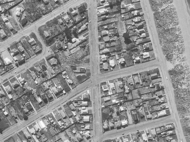 18 Jutland Street from the air, 1960-1964
