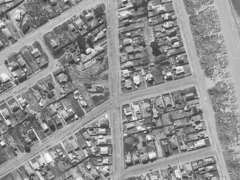 23-33 Jutland Street from the air, 1960-1964