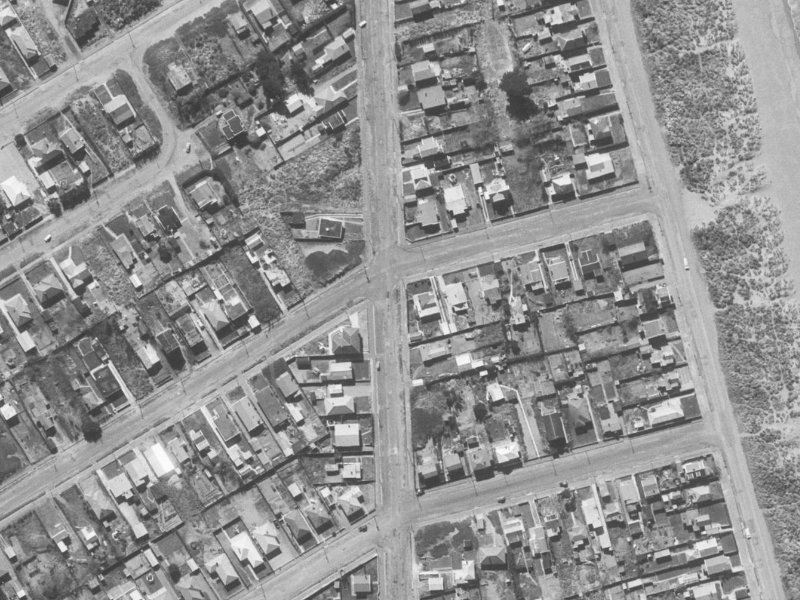 23 Effingham Street from the air, 1960-1964
