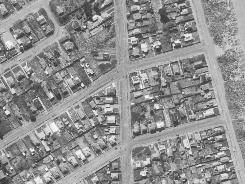 41-45 Jutland Street from the air, 1960-1964