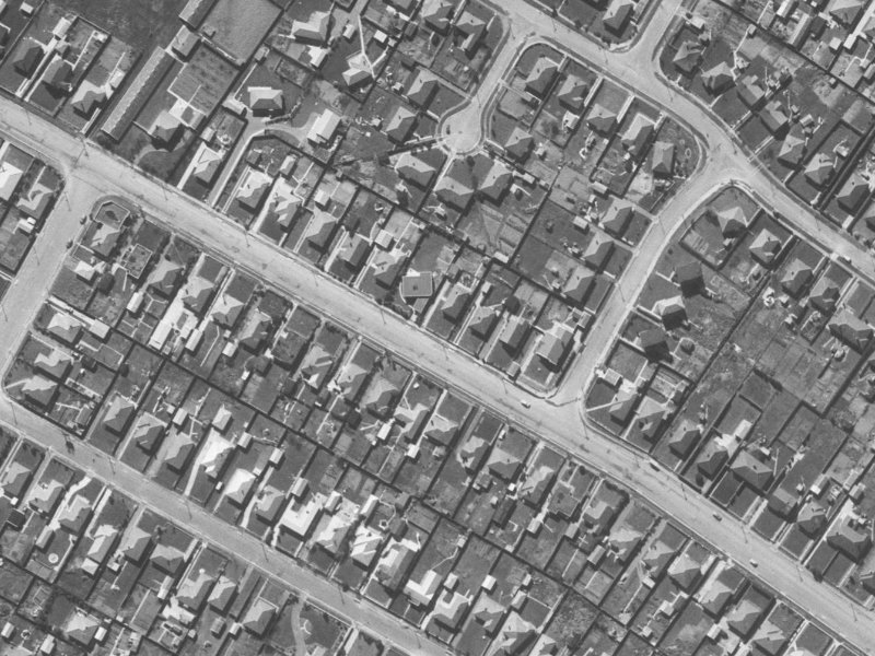 156 Harewood Road from the air, 1960-1964