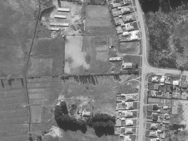 67 Lakewood Drive from the air, 1960-1964