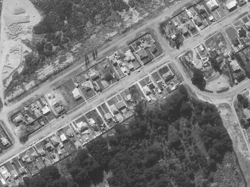 87 Tedder Avenue from the air, 1960-1964