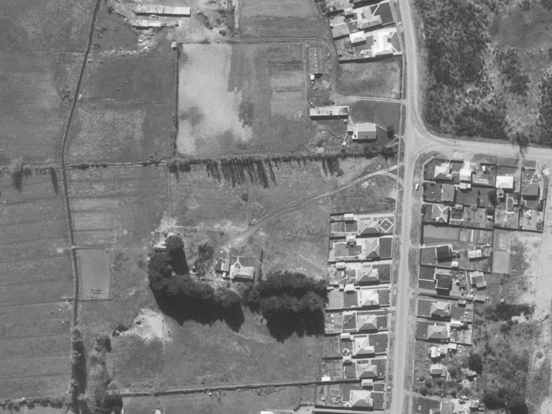 69 Lakewood Drive from the air, 1960-1964