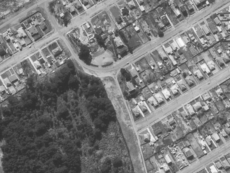 73 Effingham Street from the air, 1960-1964