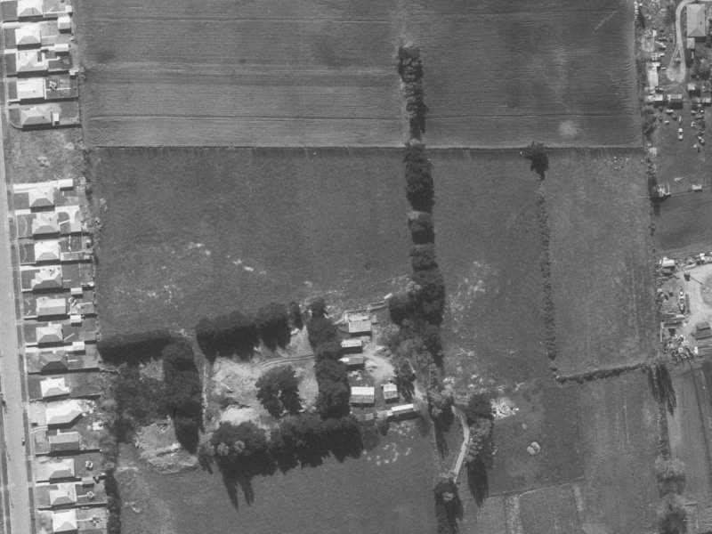 23 Palm Drive from the air, 1960-1964