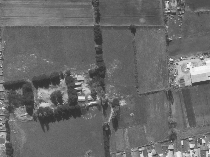 15 Palm Drive from the air, 1960-1964